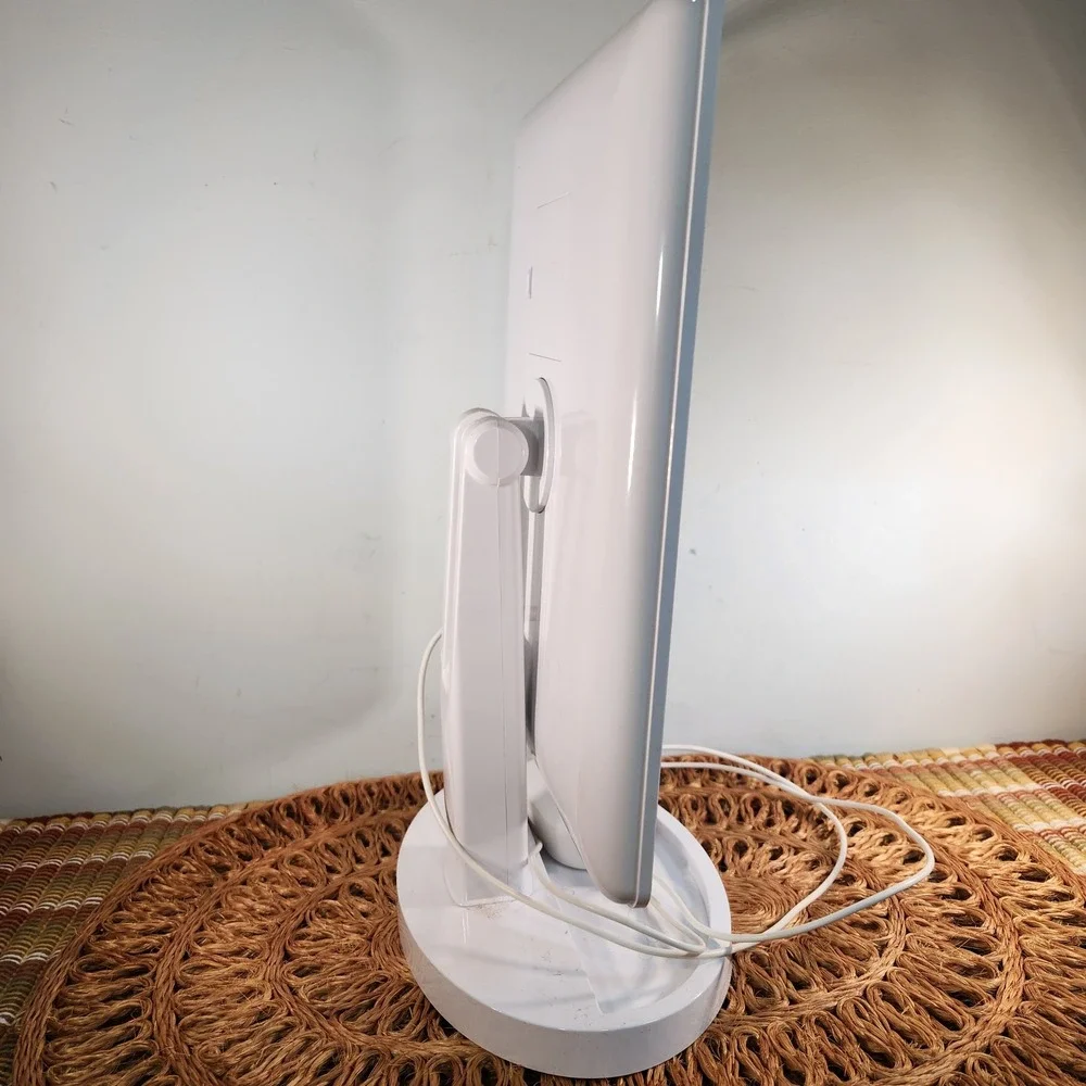 LED Lighted Makeup Mirror White Tabletop Vanity Mirror with USB Power Adapter